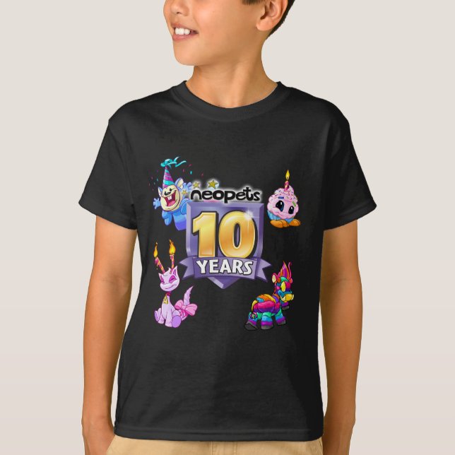 10th Birthday Logo T-Shirt (Front)