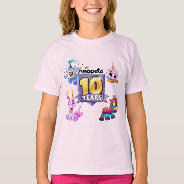 10th Birthday Logo T-Shirt (Front)