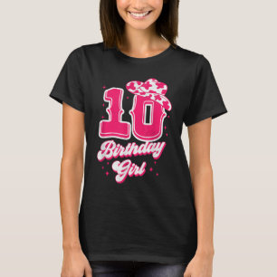 10th Birthday Outfit Girl 10 Year Old Rodeo Wester T-Shirt