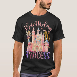10th Birthday Princess Fairy 10 Years Old Fairytal T-Shirt
