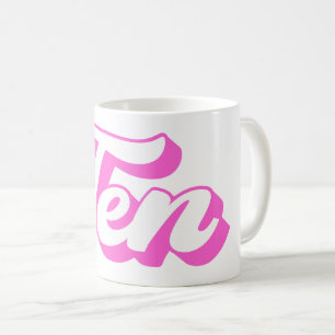 10th Birthday Retro Girl Coffee Mug