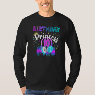 10th Birthday Rockstar Theme Music Party Karaoke G T-Shirt