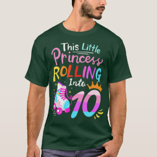 10th Birthday Roller Skate Roller Skater T-Shirt