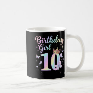 10th Birthday Shirt for Girls 10 Year Old Coffee Mug