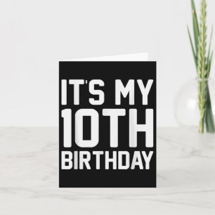 10th Birthday Soccer Player Boy Party Celebration Card