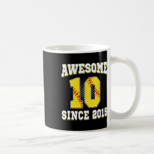 10th Birthday Softll 10 Years Old Awesome Since 20 Coffee Mug