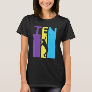 10th Birthday Ten Colourful Tennis Birthday 10 Yea T-Shirt
