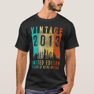 10th Birthday   Vintage 2013   10 Years Old T-Shirt
