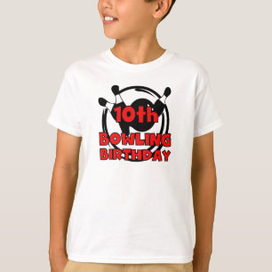 10th Bowling Birthday T-Shirt