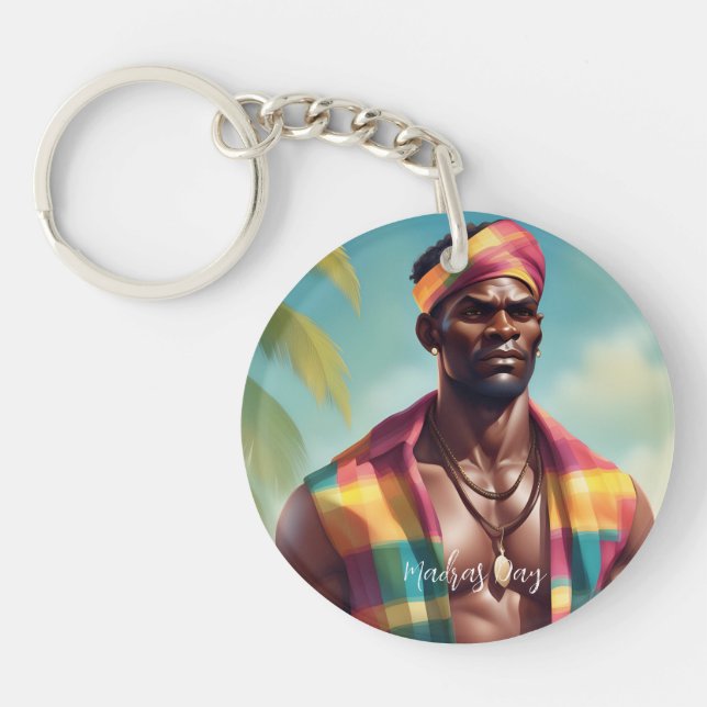 10th edition of Madras Day - Limited Edition #2 Key Ring (Front)