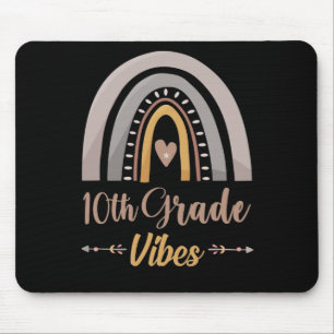 10th Grade Vibes Tenth Grade Back to School Mouse Pad