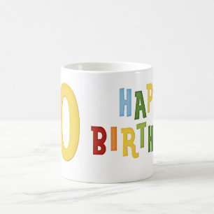 10th Happy Birthday Mug Design 2