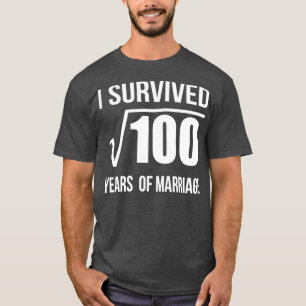 10th Marriage Anniversary Wedding Gift 10 years We T-Shirt