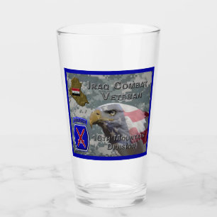 10th Mountain Div Iraq Combat Veteran Glass