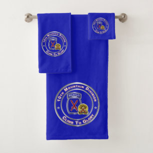10th Mountain Division  Bath Towel Set