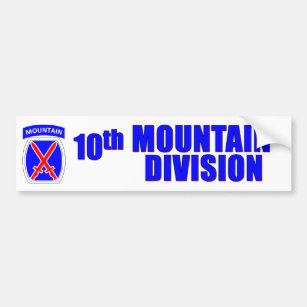 10th Mountain Division Bumper Sticker