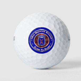 10th Mountain Division “Climb To Glory” Golf Balls