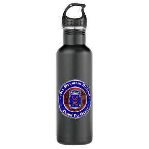 10th Mountain Division “Climb To Glory” Stainless  710 Ml Water Bottle