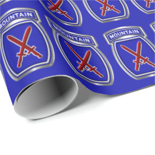 10th Mountain Division “Climb To Glory” Wrapping Paper