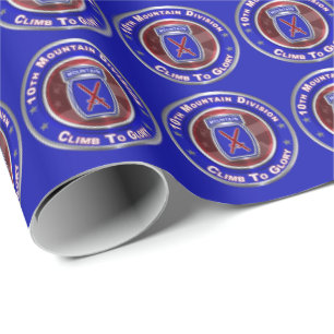 10th Mountain Division “Climb To Glory” Wrapping Paper