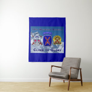 10th Mountain Division Design Tapestry