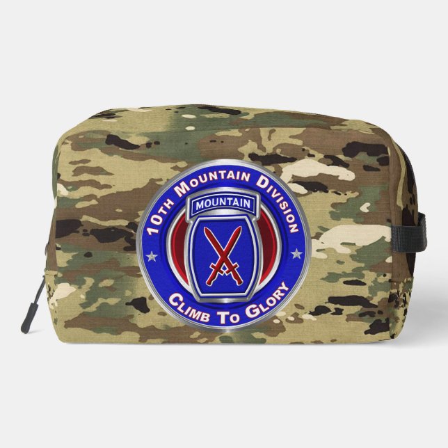 10th Mountain Division  Dopp Kit (Back)