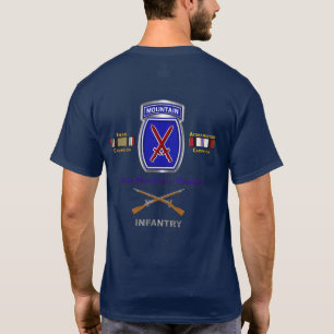 10th Mountain Division Iraq & Afghanistan Veteran T-Shirt