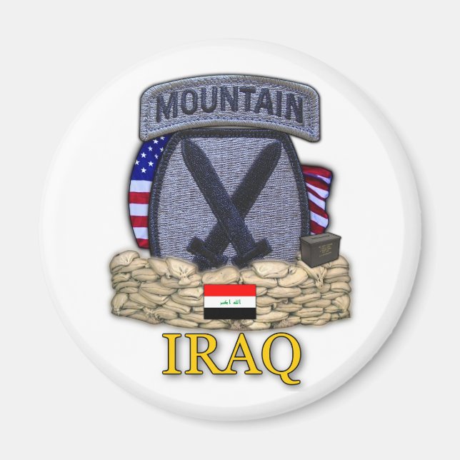 10th mountain division iraq war veterans Magnet (Front)