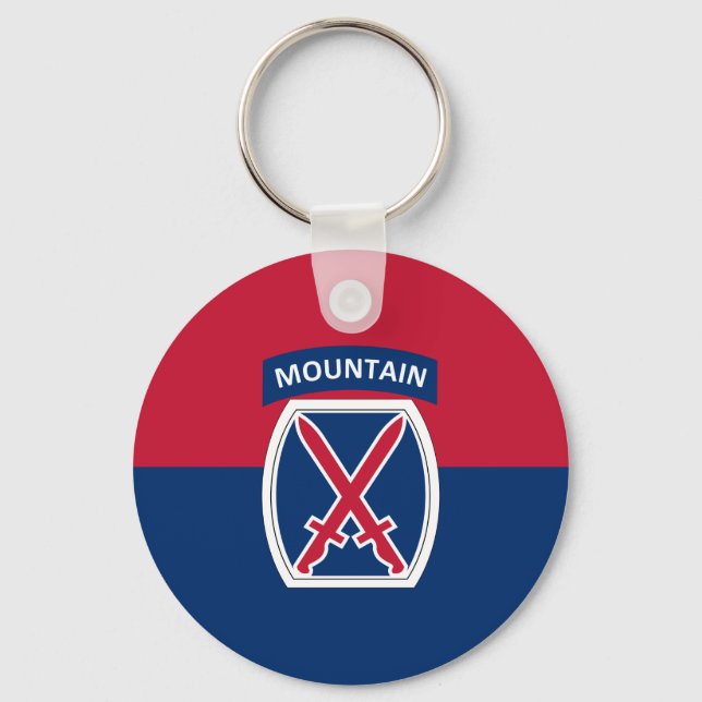 10th Mountain Division Key Ring (Front)