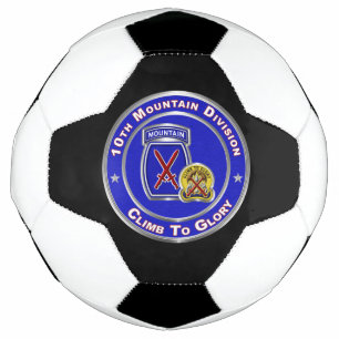 10th Mountain Division LOWER PRICE Soccer Ball