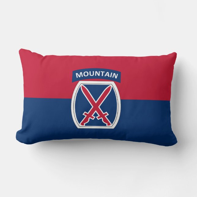 10th Mountain Division Lumbar Cushion (Front)