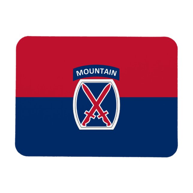 10th Mountain Division Magnet (Horizontal)