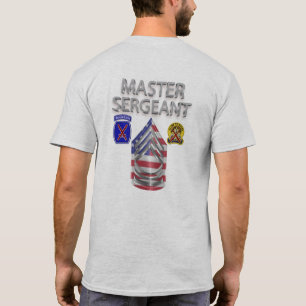 10th Mountain Division Master Sergeant T-Shirt