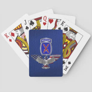 10th Mountain Division  Playing Cards