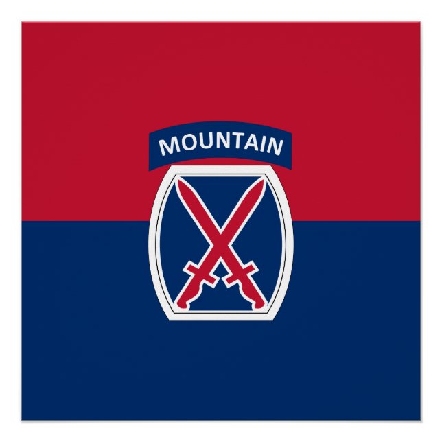 10th Mountain Division Poster (Front)