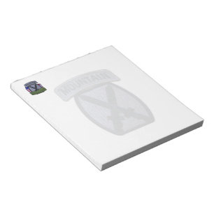 10th mountain division veterans patch Notepad