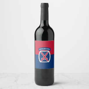 10th Mountain Division Wine Label