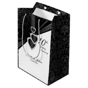 10th Onyx Wedding Anniversary - Medium Gift Bag