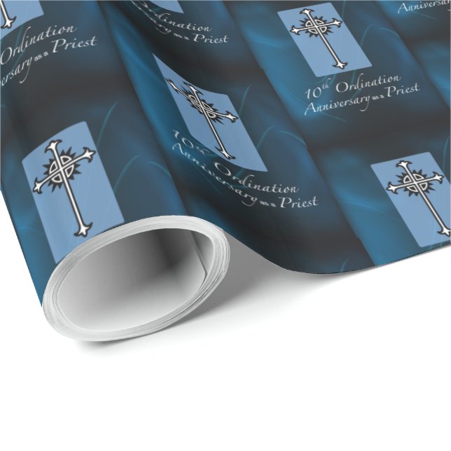 10th Ordination Anniversary of Priest Wrapping Paper (Roll Corner)