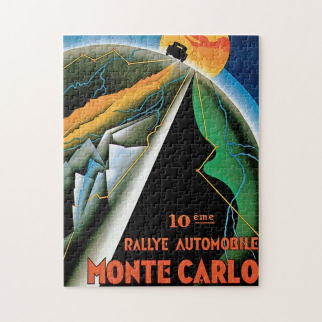 10th Rallye Automobile de Monte Carlo Jigsaw Puzzle (Vertical)