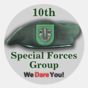 10th Special forces fort carson veterans Sticker