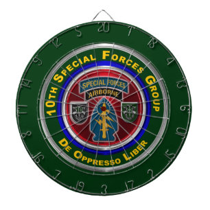 10th Special Forces Group (Airborne) Dartboard