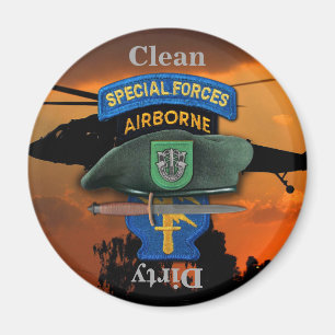 10th Special Forces Group Green Berets SFG SF Vets Magnet