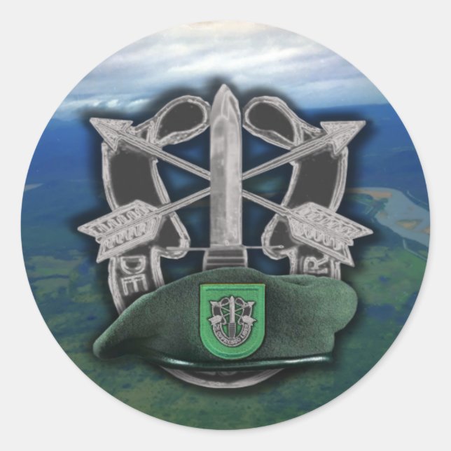10th Special forces group Green Berets son Sticker (Front)