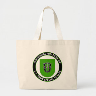 10th Special Forces Group Large Tote Bag