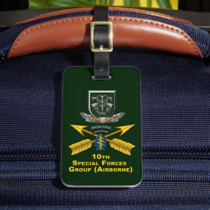10th  Special Forces Group  Luggage Tag