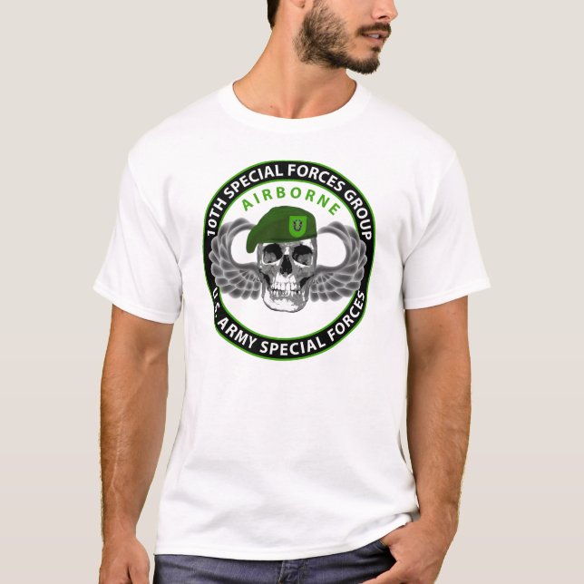 10th Special Forces Group T-Shirt (Front)