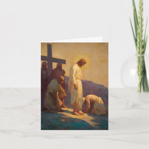 10th Station of the Cross - Jesus Is Stripped of H Card