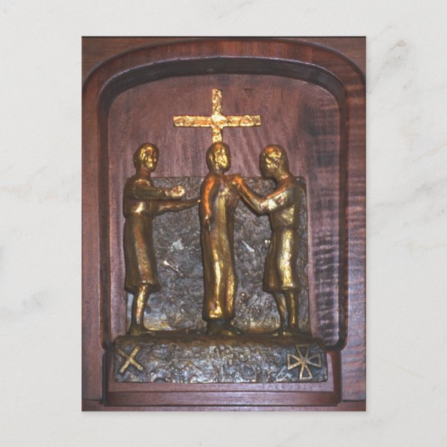 10th Station of the Cross Postcard (Front)