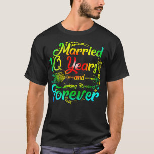 10th Wedding Anniversary 10 Years Of Marriage 3 T-Shirt